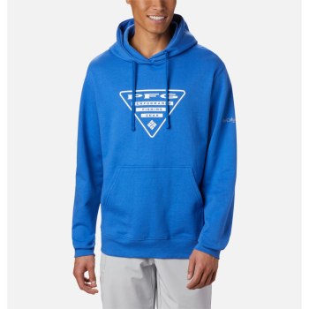 Columbia Hoodie Heren, PFG Triangle Blauw Wit, 94MUTSOXZ